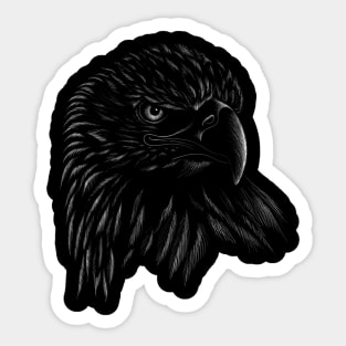 Eagle raven crow eagles US USA falcon magic t shirt t-shirt Sticker